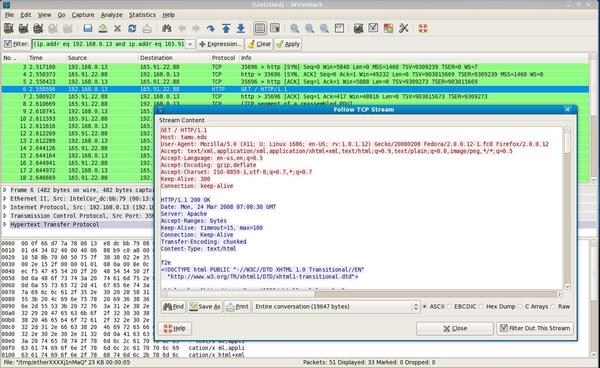 Wiresharp capture